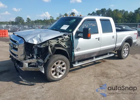 2012 Ford F-250 Lariat из США, поврежденный, VIN 1FT7W2BT6CEB91351